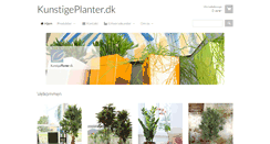 Desktop Screenshot of kunstigeplanter.dk